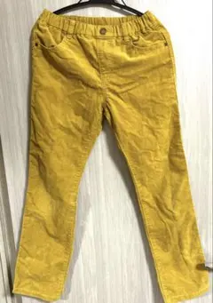 ★エルフィンドール西松屋★コーデュロイカジュアルストレートパンツ マスタード