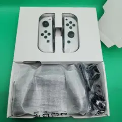 Nintendo Switch Joy-Con (ホワイト) 未使用　グリップ付