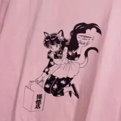 らんま1/2 シャンプー　Tシャツ　ピンク　Lサイズ