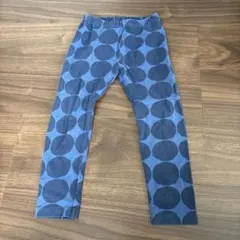 日本未発売 UNIQLO マリメッコデザイン ドット柄レギンス 3-4Y