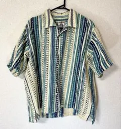 FREAK'S STORE フリークスストア ストライプ 半袖シャツ Lサイズのサムネイル