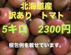 北海道産　訳あり　トマト　5キロ　②のサムネイル