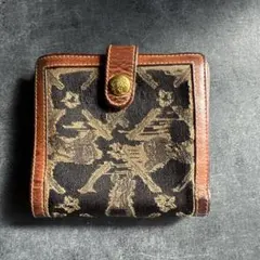 グリーン 折り財布