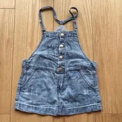 Zara BabyGirl デニムオーバーオールスカート 9/12ヶ月
