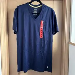 新品未使用 POLO RALPH LAUREN ネイビー Vネック Tシャツ M