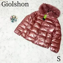 ♡新品タグ付♡Giolshon＊ファー フード付 中綿ジャケット ピンク S