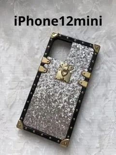 iPhone12miniキラキララメアイフォンスマホケース新品ミニ