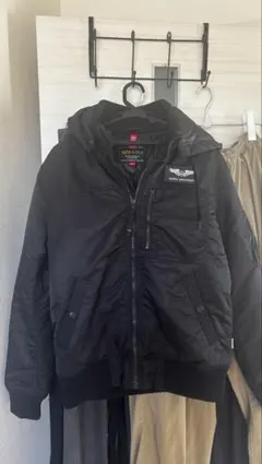 ALPHA INDUSTRIES フーデットリブジャケット