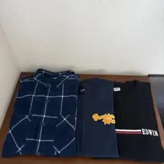 EDWIN シャツ3枚組