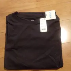 UNIQLO エアリズム UVカット クルーネックT 　Lサイズ ブラック