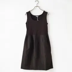 新品✨定価2.8万円 TO BE CHIC ノースリーブワンピース 異素材切替のサムネイル