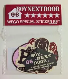 BOYNEXTDOOR WEGO SPECIAL STICKER SET