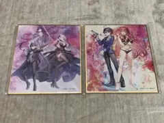 聖剣学院の魔剣使い オンラインくじ ミニ色紙 2点セット