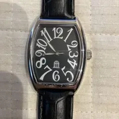 【稼働中】 タケオ ニシダ腕時計メンズクォーツ トノー型❗️