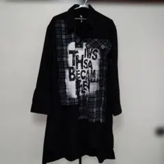 【美品】Ground Y 長袖シャツ チェック柄のサムネイル