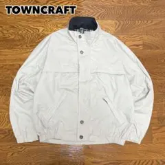 80s TOWNCRAFT タウンクラフト 比翼ハイネックブルゾン USA古着