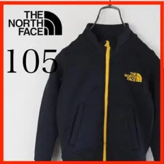 ★美品★ノースフェイス 黒　ジャージ　 パーカー 105　100　刺繍