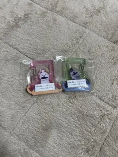 パペットスンスン　アクリルカラビナ　ノンノン ゾンゾン 2点セット