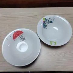 ムーミン　お皿2枚セット　スナフキン＆リトルミイ