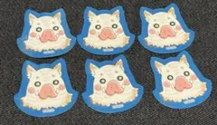 鬼滅の刃　フレークシール　原画展　嘴平伊之助