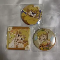 鬼滅の刃　我妻善逸　缶バッジ　お月見　ハロウィン　ホワイトデー