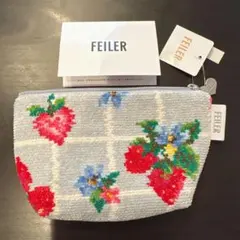 新品タグ付き FEILER モンプティシャ ポーチ ライトブルー - メルカリ