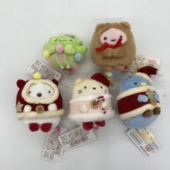◯すみっコぐらし てのりぐるみ クリスマスコレクション　全5種