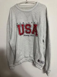 TOMMY JEANS グレー トレーナー S