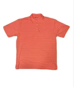 【極美品/XL】ナイキ ゴルフ Dri-FIT ポロシャツ オレンジ ボーダー