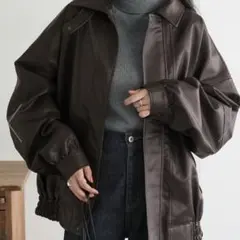 discoat ヴィンテージPUレザージャケット