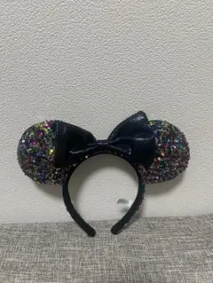 ディズニー　ミニー　スパンコールカチューシャ