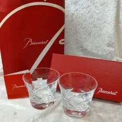 A*l様 美品 Baccarat クリスタルグラス 2個セット ペア ロックグラ