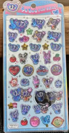 正規品　うるちゅるポップシール　エンジェルブルー　ナカムラ君