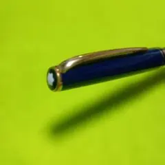 MONTBLANC シャープペンシル ブルー ゴールド - メルカリ