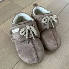 tete a tete ベビー　シューズ　茶色　秋冬　15cm