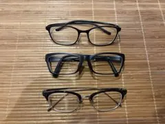 JINS メガネ3本