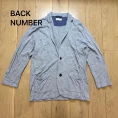 BACK NUMBER ライトオン テーラードジャケット風 カーディガン XL