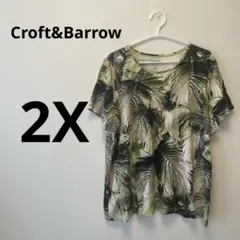 美品✨Croft&Barrow【2X】CLASSIC TEE レディースTシャツ