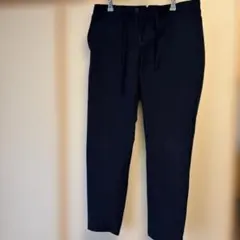 無印良品　風を通す　ノータックストレッチパンツ　ネイビーのサムネイル