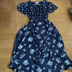 ケイトスペード 花柄 ロングワンピース - メルカリ