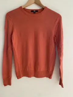 UNIQLO オレンジ 長袖セーター L