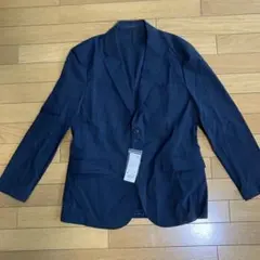 新品　UNIQLO ユニクロ　感動ジャケット　ウールライク　ネイビー　M