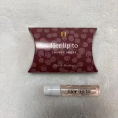 Her lip to CHERRY DRESS オードパルファン 2mlのサムネイル