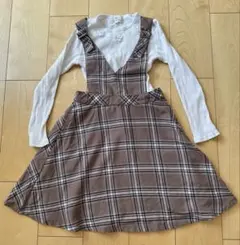 mezzo piano ジャンパースカート 140cm