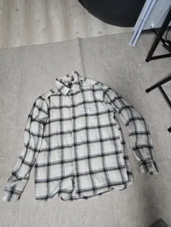 UNIQLO チェック柄 長袖シャツ L