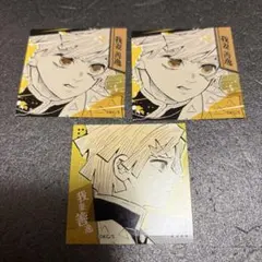 メルカリ最安！鬼滅の刃【スクエアステッカー　我妻善逸3枚セット】