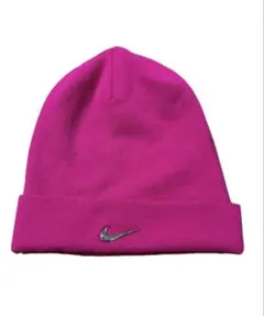 NIKE ナイキニット帽 ビーニーネオンピンク y2k