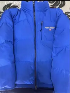 polo sports ダウン　青　90’s