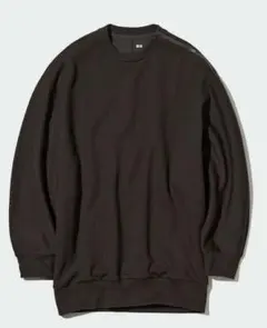 UNIQLO ユニクロ ダークブラウン ドライスウェット トップス S