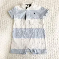 ★タイムセール中 美品 ラルフローレン ポロ ロンパース 半袖 70cm